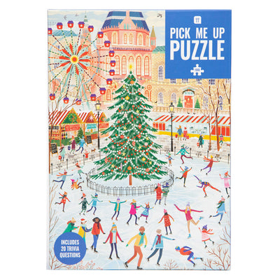 Pick Me Up Ice Skating Christmas Jigsaw Puzzle - 1000 Pieces