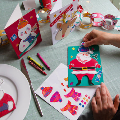 Santa Card Kit | Kids Christmas Craft |