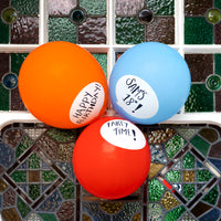 Birthday Brights Writable Balloons - 12 Pack