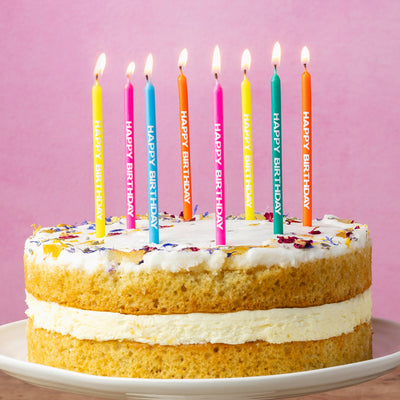 Birthday Brights Happy Birthday Candles - 24 Pack