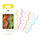 Rainbow Twisted Birthday Candles - 20 Pack | Cake Candles |