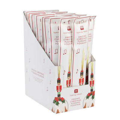 Nutcracker Singing Ice Fountain - 24 Pack Display