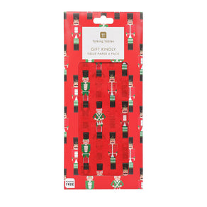 Nutcracker Red Christmas Tissue Paper