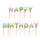 Pastel 'Happy Birthday' Candles