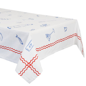 Bon Appetit Fabric Table Cover