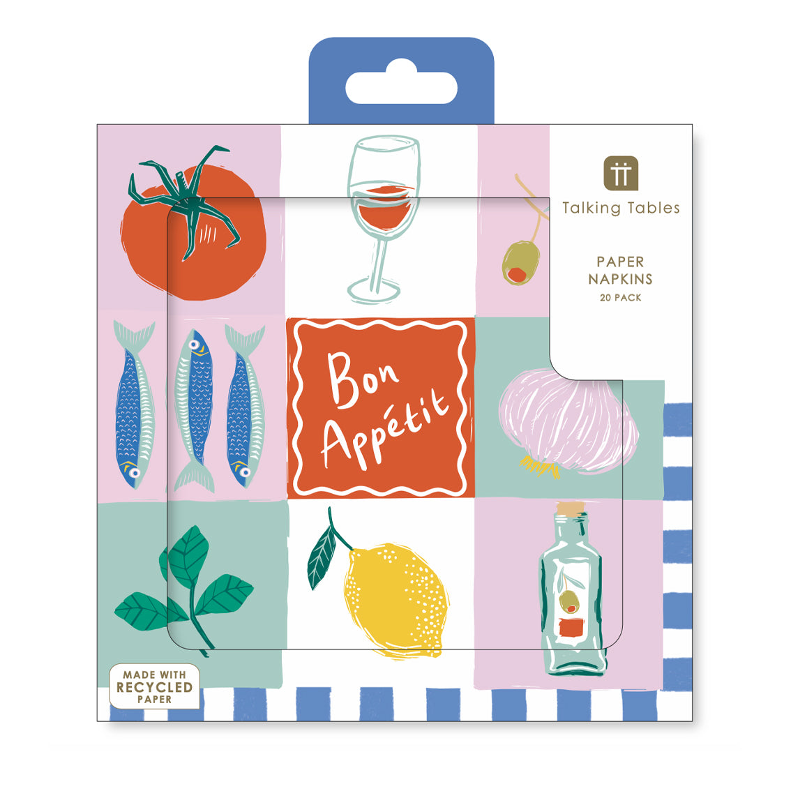 Bon Appetit Recycled Paper Napkins - 20 Pack