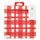 Red & White Check Paper Napkins - 20 Pack | Summer Napkins |