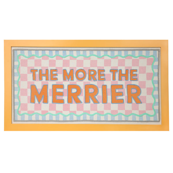 Orange Fabric Framed Sign - 62cm | Home Decor | – Talking Tables UK Trade