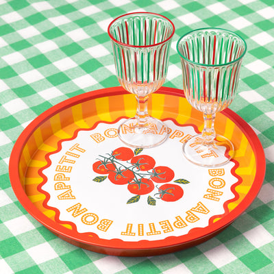 Bon Appetit Tomato Tin Tray - 31cm