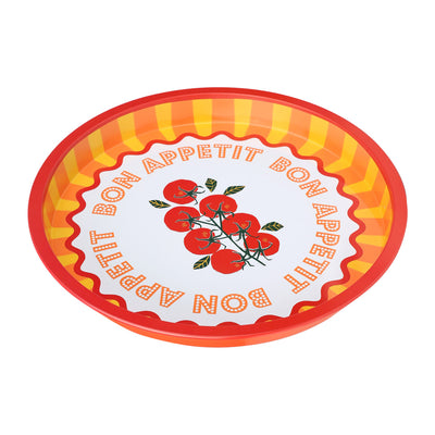 Bon Appetit Tomato Tin Tray - 31cm