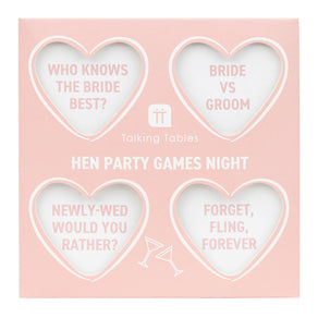 Pink Packaging Hen Party Games