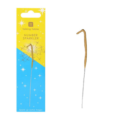 Birthday Brights Gold Number Sparkler 1