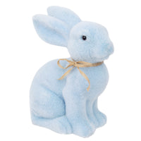 Spring Bunny Large Blue Table Decoration - 10"