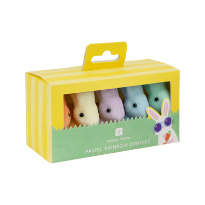 Bright Bunny Table Decorations - 5 Pack | Easter Decor |