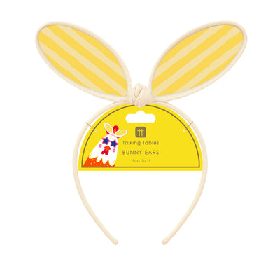 Yellow Bunny Ears Headband | Easter Decor |