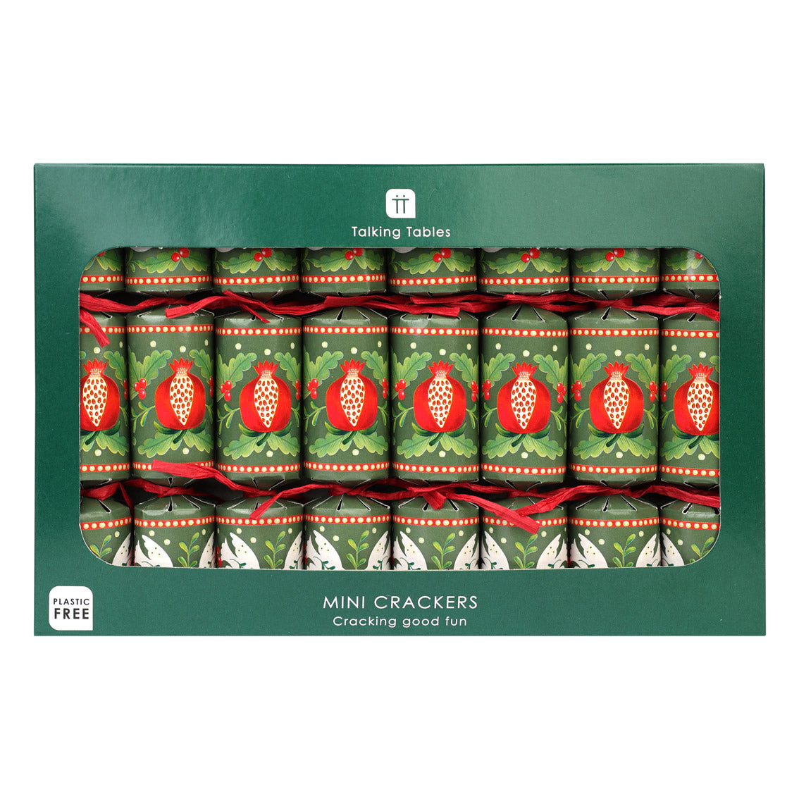 N*K様 THE CRACKERS GUARANTEED LP　パワーポップ　p Green Mini Christmas Crackers - 8 Pack – Talking Tables UK Trade