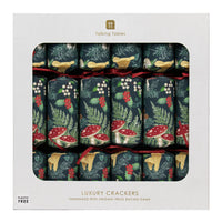 Midnight Forest Luxury Christmas Crackers - 6 Pack