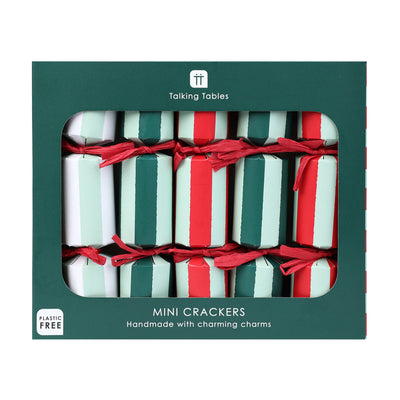 Bon Noel Mini Christmas Crackers - 6 Pack