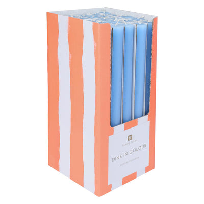 Blue Straight Dinner Candles - POS Unit