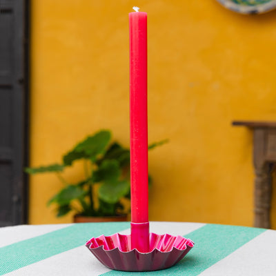 Cherry Red Straight Dinner Candles - Display | Valentines |