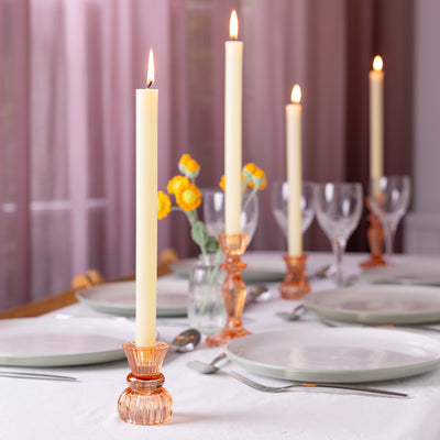 Cream Straight Dinner Candles - POS Unit
