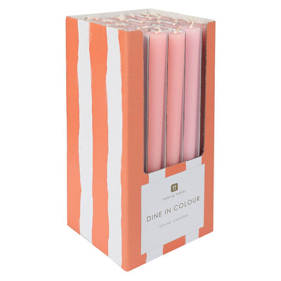 Pink Straight Dinner Candles - POS Unit