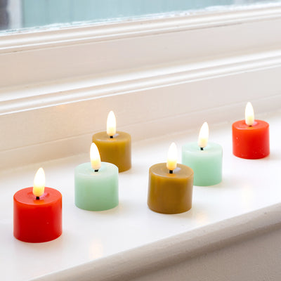 Flameless LED Tealight Candle Starter Set