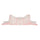 Hand-Painted Pink Bow Ceramic Candle Holder | Outdoor Dining Decor |