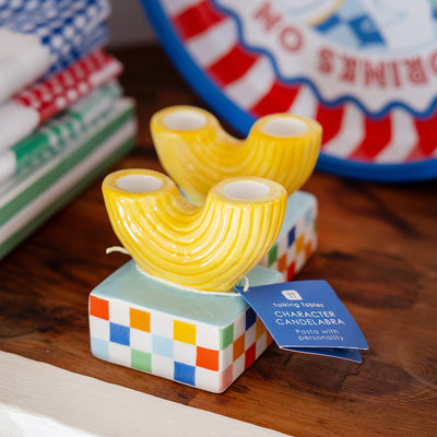 Pasta Ceramic Candle Holder | Novelty Decor |