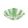Green Stripe Metal Candle Holder | Summer Decor Gifts |