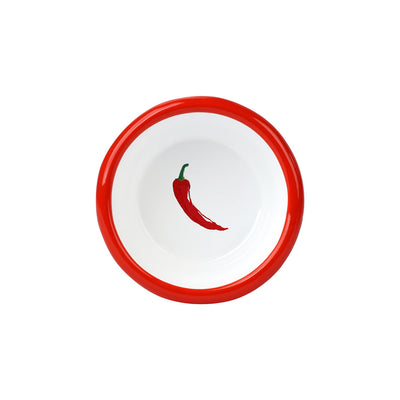 Hot Stuff Chilli Enamel Dip Dish - 8cm