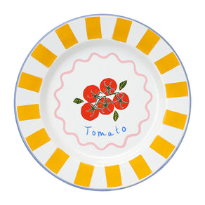 Bon Appetit Tomato Enamel Plate - 25cm