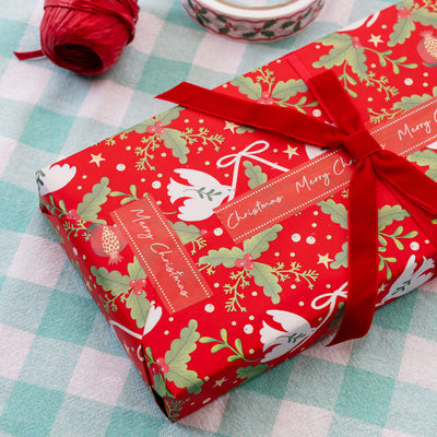 Candy Christmas Red Velvet Bows - 8 Pack