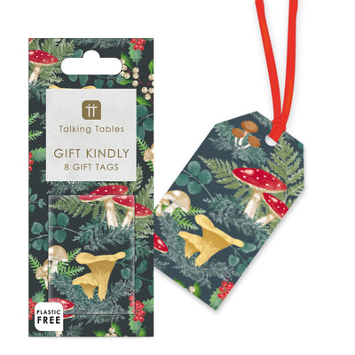 Forest Green Christmas Gift Tags - 8 Pack