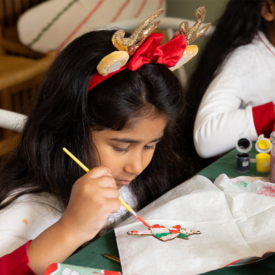 Santa Wooden Dec Kit - 10 Pack