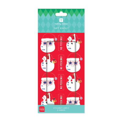 Santa Gift Labels - 50 Pack | Gift Wrap |