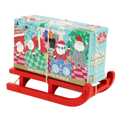 Santa 100 Piece Christmas Puzzle Sleigh | Christmas Gifts |