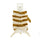 Gold & Cream Velvet Bows - 8 Pack | Christmas Decor |
