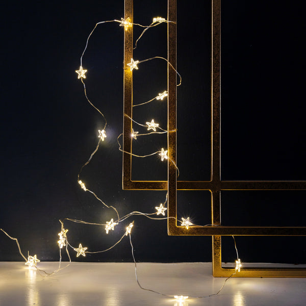 Wholesale Gilded Star String Lights - 3m | UK Trade | – Talking Tables ...
