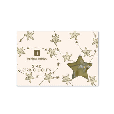 Gilded Star String Lights - 3m | Everyday |