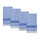 Blue Gingham Fabric Napkins - 4 Pack | Summer Gifts |