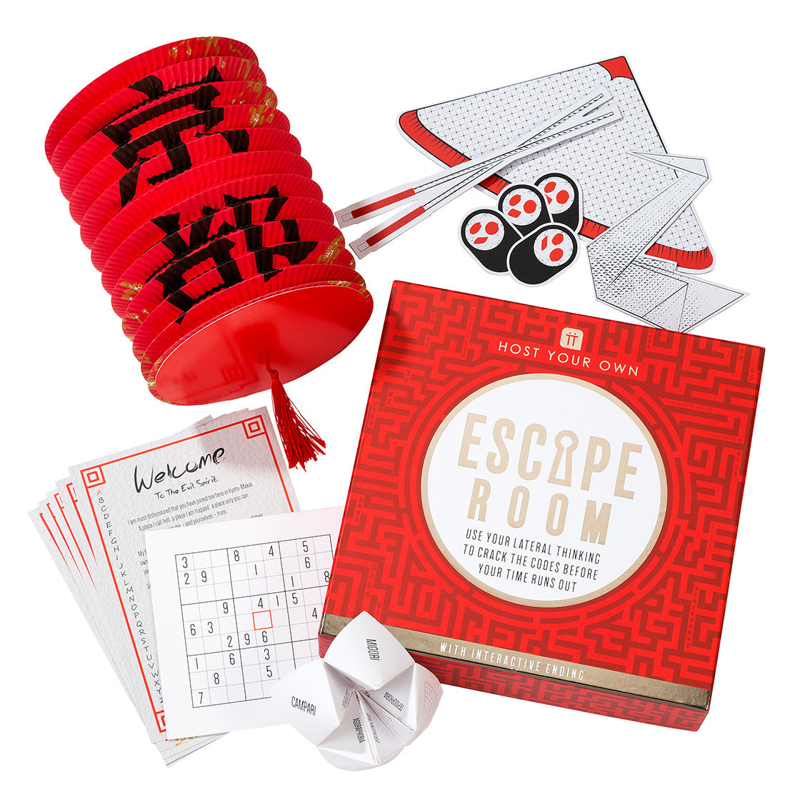 Host Your Own Escape Room Starter Set - 6 Games