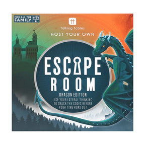 Front of Host Your Own Family Escape Room Game Dragon Edition