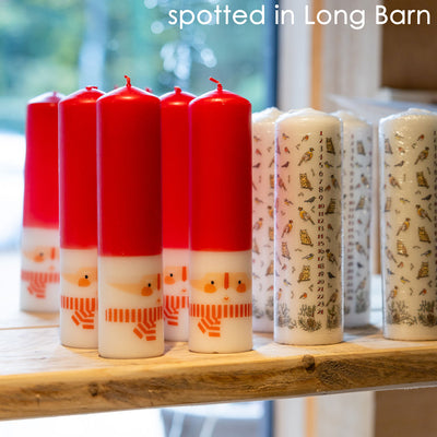 Santa Advent Pillar Candle