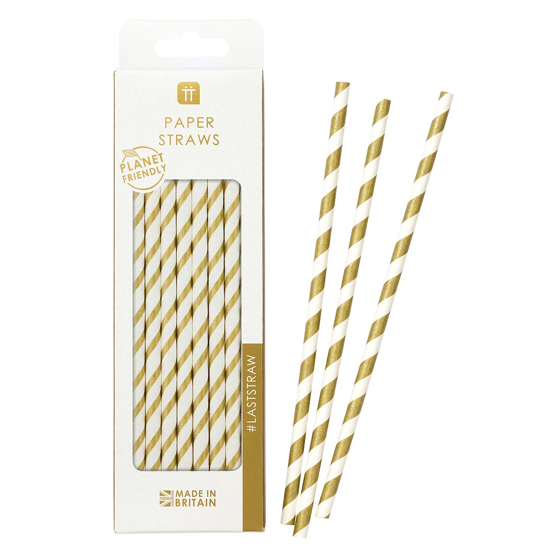 Mix & Match Gold Straws