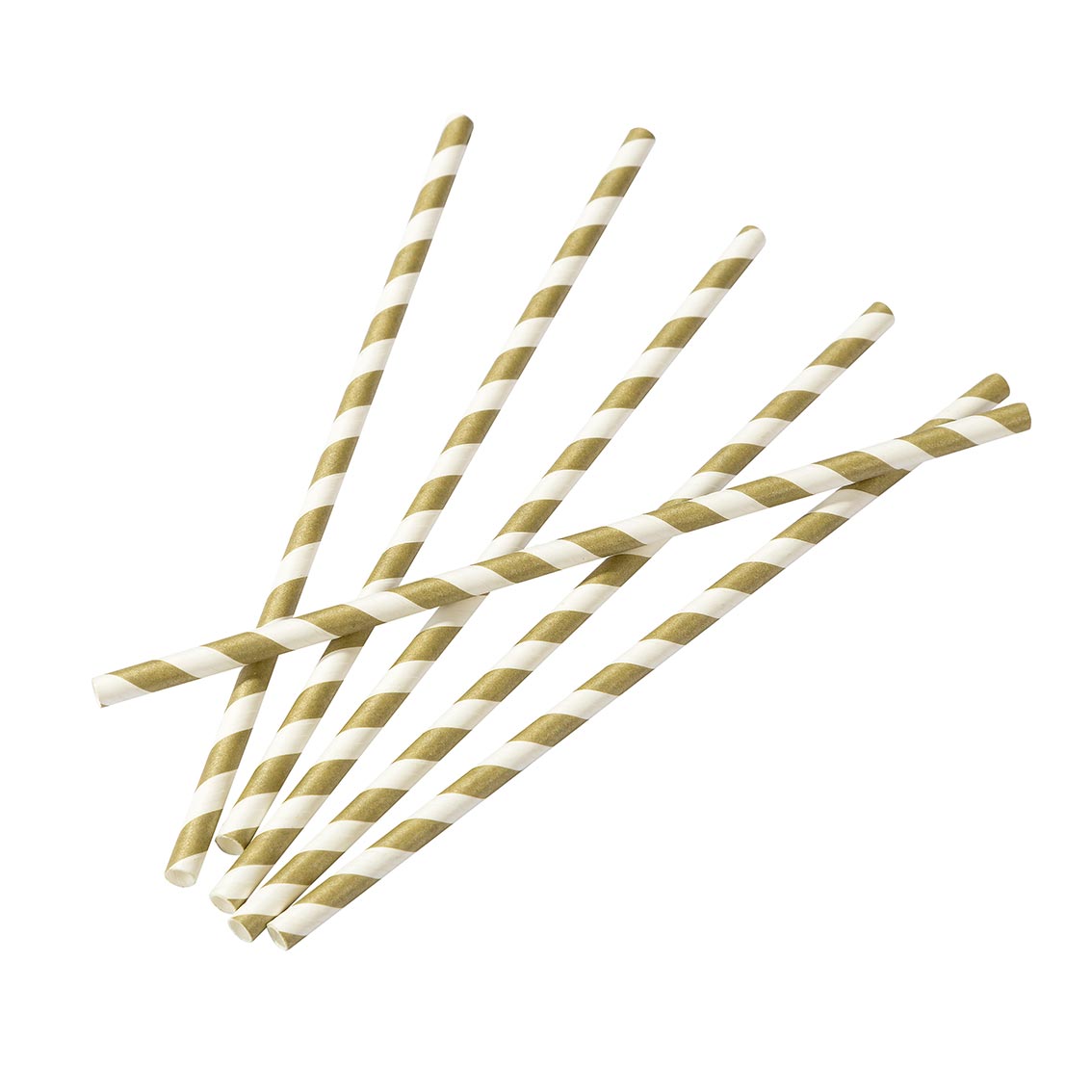 Mix & Match Gold Straws