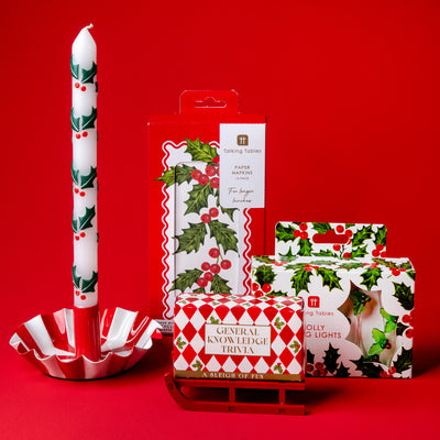 General Knowledge Trivia Christmas Sleigh - 6.5cm | Christmas Game |