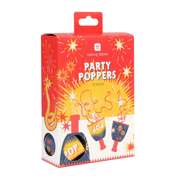 Wholesale Retro Pop Poppers - 12 Pack | UK Trade | – Talking Tables UK ...