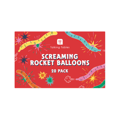 Screaming Rocket Balloons - Display