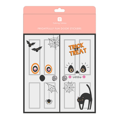 Halloween Reusable Door Stickers - A3 Sheets - 4 Pack